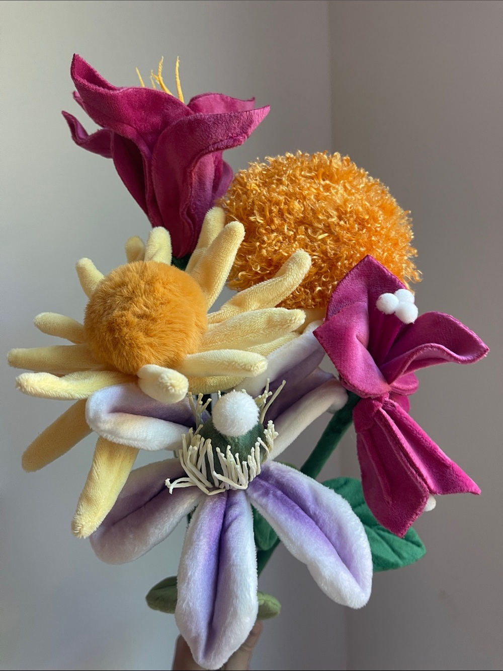 CJ Hendry plush flowers set of 5 limited release nyc FM 3.0 blooms